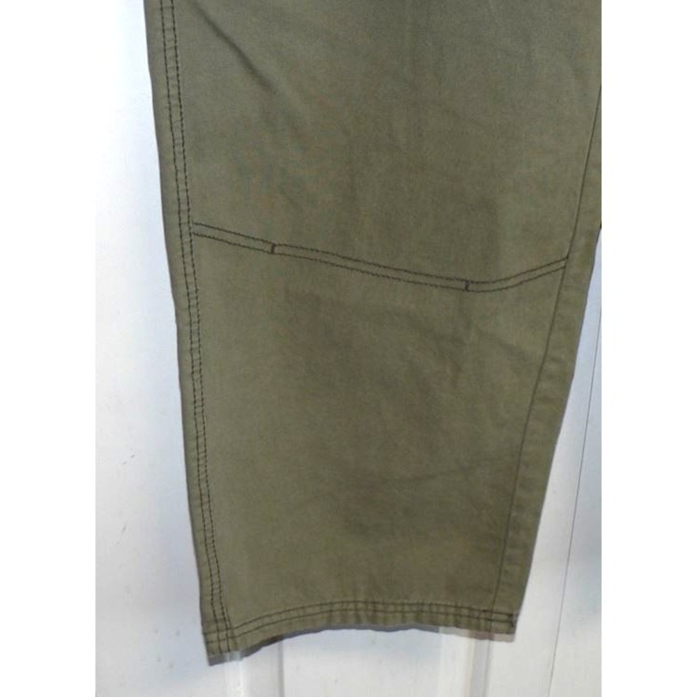 Wild Fable Womens Low Rise Cotton Pocket Relaxed Carpenter Pants in Green Size 6 - Picture 6 of 11